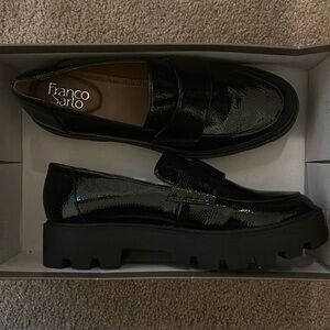 Brindy Platform Loafer Size 8 Black